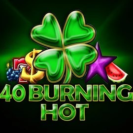 Enjoy 40 Burning Hot by Amusnet Interactive – logo hosted on cowboyspincasino.ca
