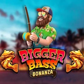 Official Slots logo: Bigger Bass Bonanza by Pragmatic Play at Cowboy Spin Casino