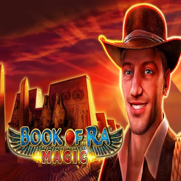 Book of Ra Magic game by Greentube – logo hosted on Cowboy Spin Casino