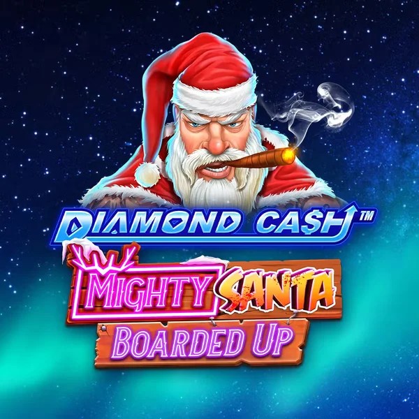 Try Diamond Cash Mighty Santa Boarded Up slot by Greentube on cowboyspincasino.ca – logo image