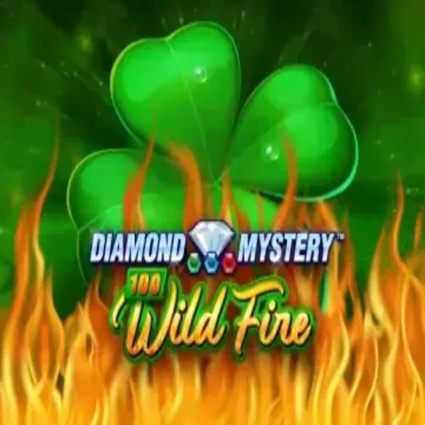 Diamond Mystery 100 Wild Fire slot logo by Greentube at Cowboy Spin Casino