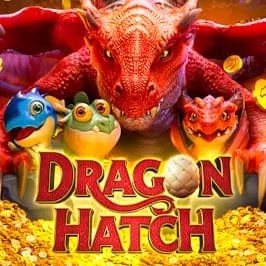 Dragon Hatch online game logo by PG Soft on cowboyspincasino.ca