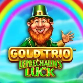 Gold Trio Leprechaun's Luck slot visual from Playtech available on cowboyspincasino.ca