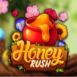 Honey Rush online game logo by Play'n GO on cowboyspincasino.ca