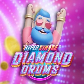 Hyper Strike Diamond Drums logo by Gameburger Studios Cowboy Spin Casino