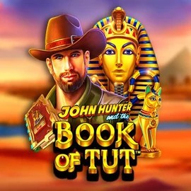 John Hunter and the Book of Tut slot logo by Pragmatic Play at Cowboy Spin Casino