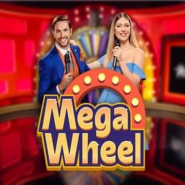 Mega Wheel online game logo by Pragmatic Play on cowboyspincasino.ca