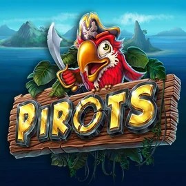 Pirots slot logo by ELK Studios at Cowboy Spin Casino
