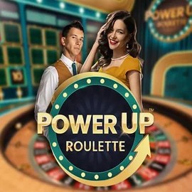 PowerUP Roulette logo by Pragmatic Play at Cowboy Spin Casino