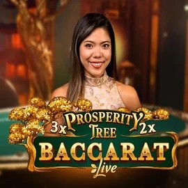 Prosperity Tree Baccarat casino game by Evolution – featured logo at Cowboy Spin Casino