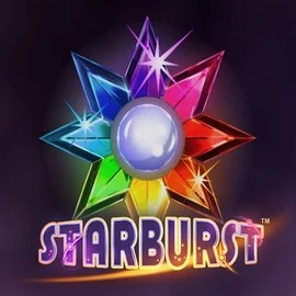 Starburst game by NetEnt – logo hosted on Cowboy Spin Casino