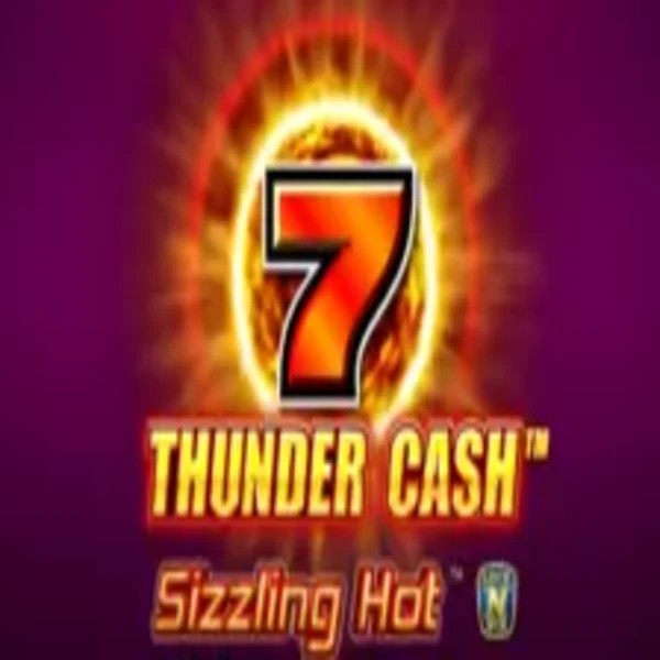 Thunder Cash Sizzling Hot slot logo by Novomatic at Cowboy Spin Casino