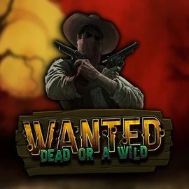 Official Slots logo: Wanted Dead or a Wild by Hacksaw Gaming at Cowboy Spin Casino
